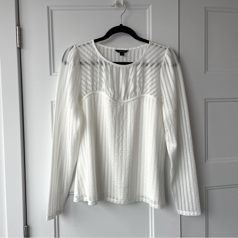 RW&CO. White long sleeves shirt